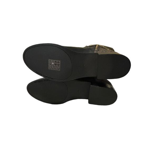 Michael Kors Kincaid Leather Riding Boot Size 8 M Dome Studs Western Equestrian - Picture 5 of 10